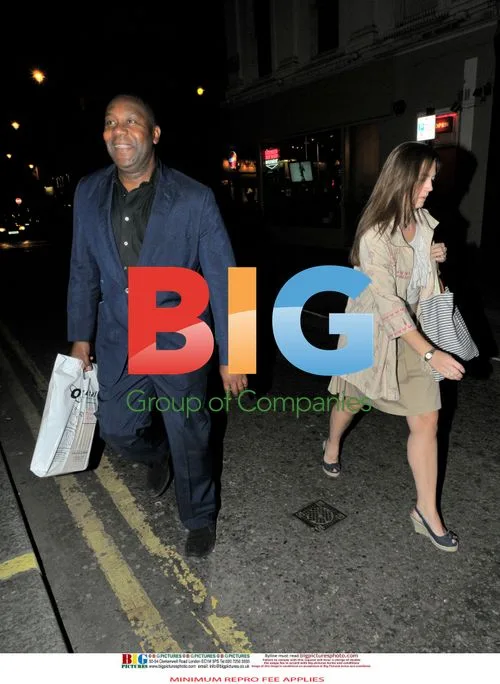 Lenny Henry spotted with mystery brunette