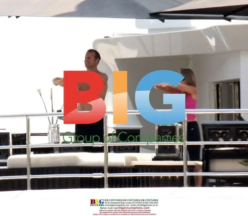 Naomi Campbell and Vladislas Doronin on yacht