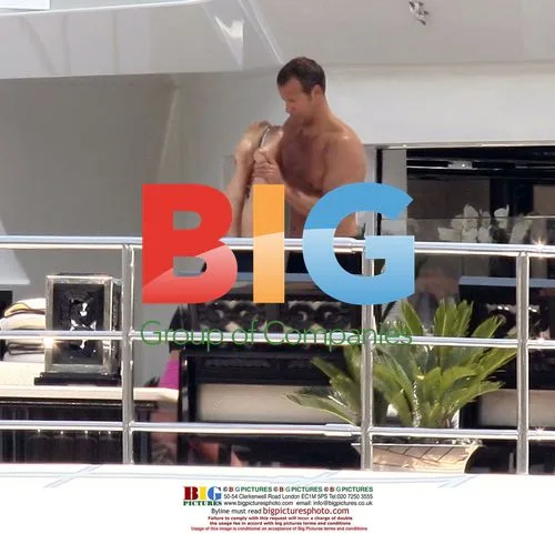 Naomi Campbell and Vladislas Doronin on yacht in St. Tropez