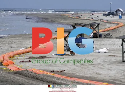 Oil Spill Response at Grand Isle State Park, Louisiana