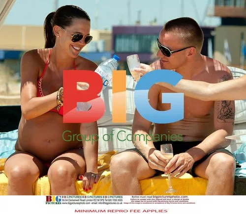 Danielle Lloyd and Jamie O'Hara in Portugal