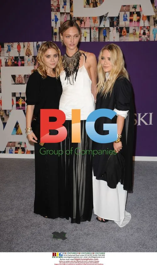 Ashley Olsen, Sasha Pivovarova and Mary-Kate Olsen at 2010 CFDA Fashion Awards