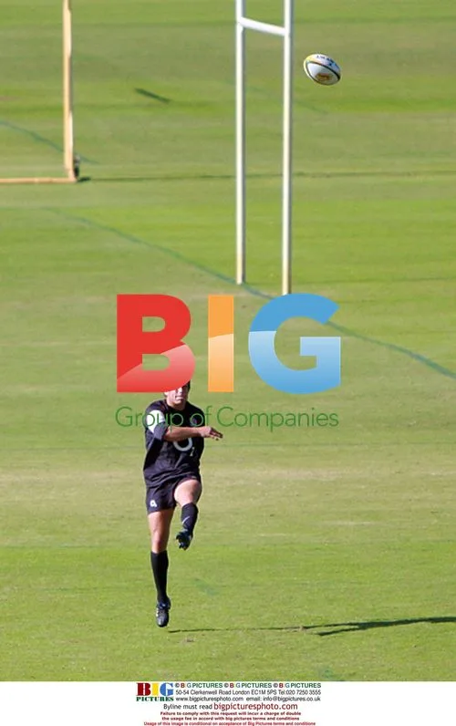 Jonny Wilkinson training with England team