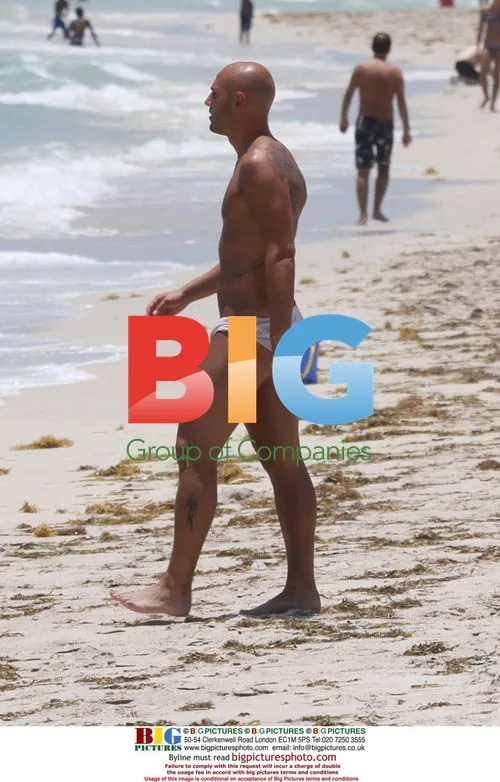 Footballer Massimo Maccarone in Miami