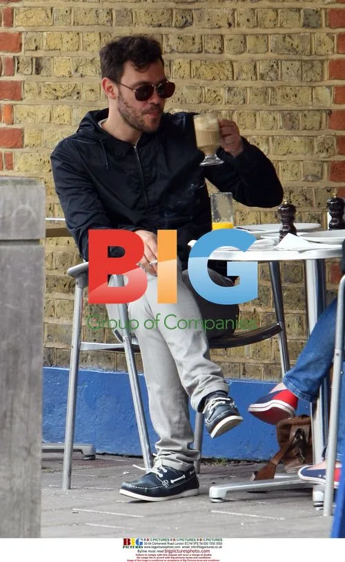 Will Young Having Coffee in London