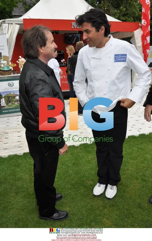 Chris de Burgh and Jean Christophe Novelli at Taste of Dublin