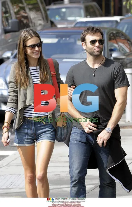 Alessandra Ambrosio with friends in NYC