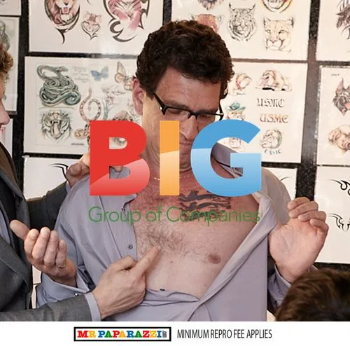 Fabio Capello Gets Tattoo With England Lookalikes
