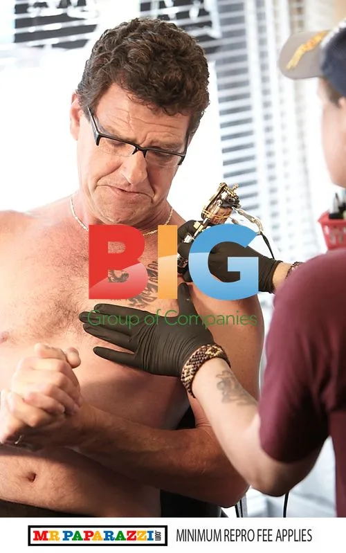 Fabio Capello Gets 3Lions Tattoo
