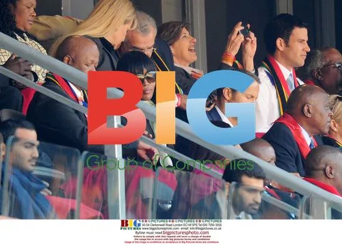 Naomi Campbell and Vladimir Doronin at 2010 World Cup