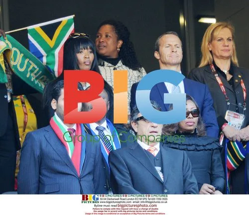 Naomi Campbell and Vladimir Doronin at 2010 World Cup