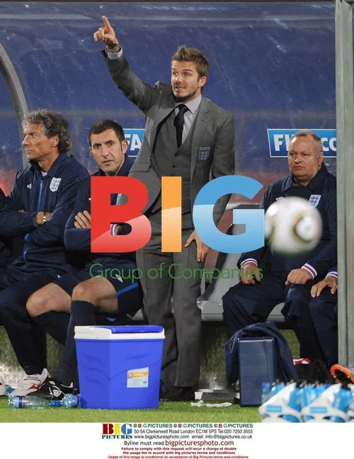 Beckham and Ferdinand at World Cup 2010