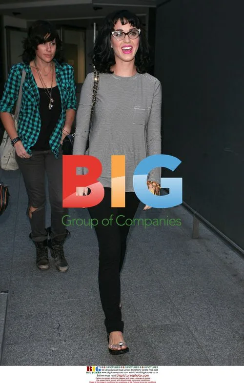 Katy Perry at Heathrow Airport