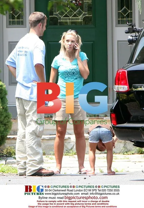 Kate Gosselin with Kids Filming 'Kate Plus Eight'