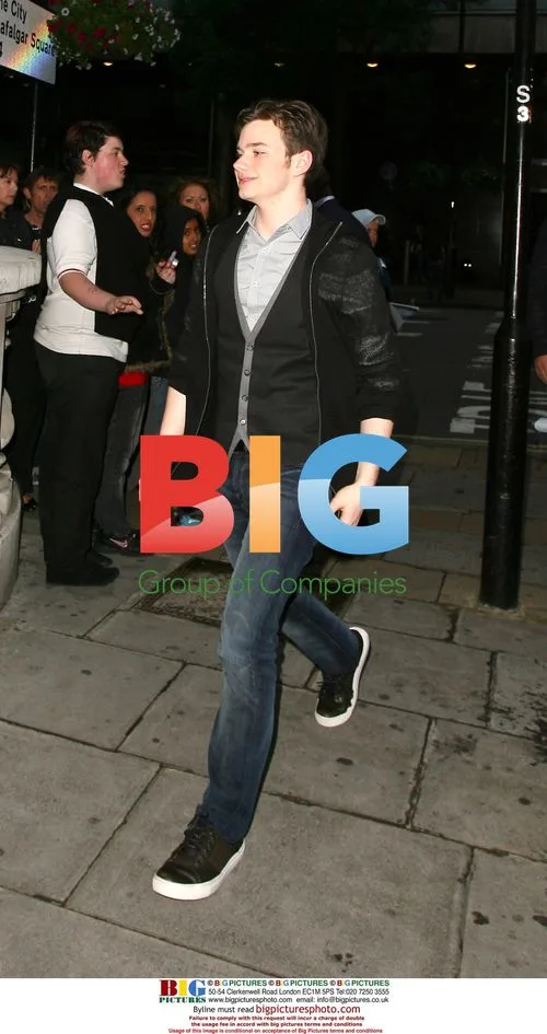 Chris Colfer at Mint Leaf Restaurant in London