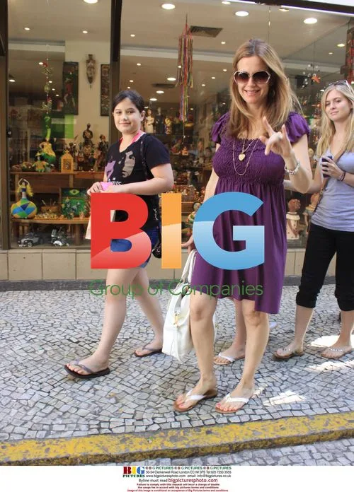 Kelly Preston shopping in Rio