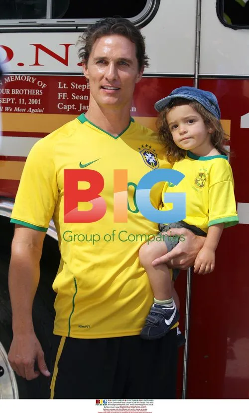 Matthew McConaughey and son Levi in NYC
