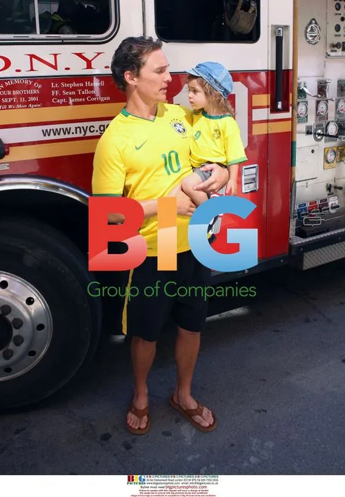 Matthew McConaughey and son Levi in NYC