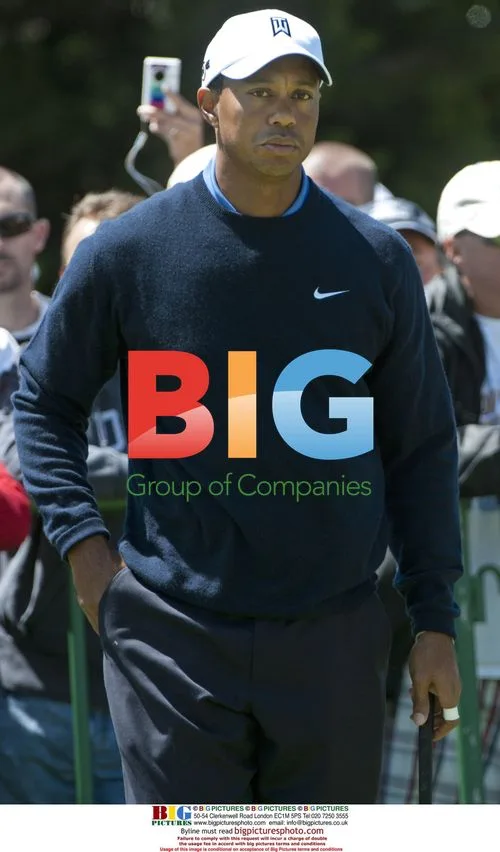 Tiger Woods at 2010 U.S. Open practice