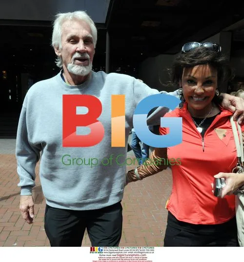 Kenny Rogers with Wife Wanda in Dublin