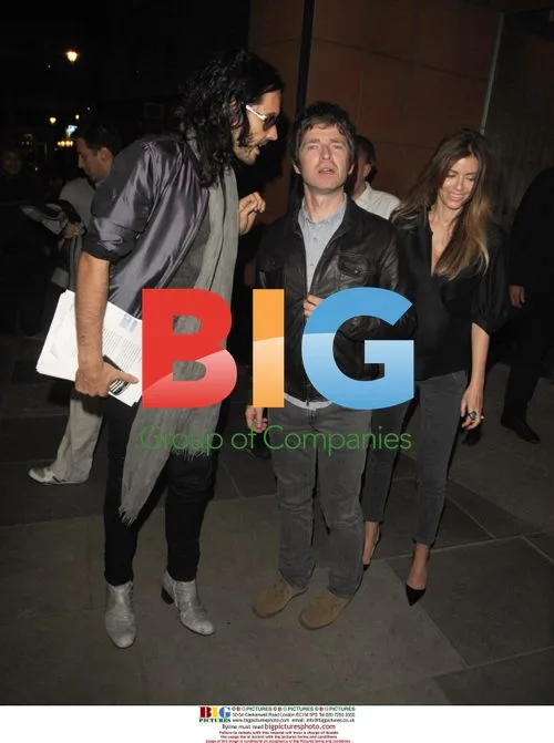 Russell Brand, Noel Gallagher at Zuma