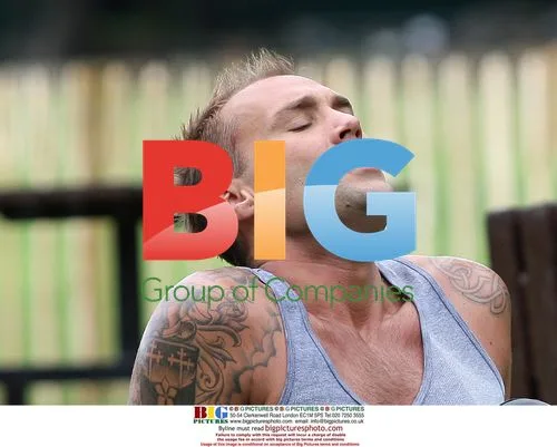 Calum Best trains with celebrity trainer
