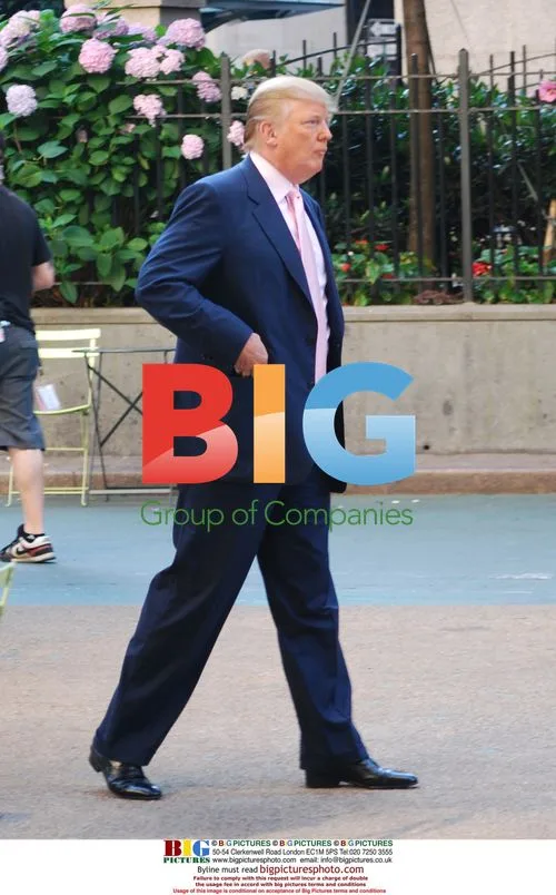 Trump Rehearsing for The Apprentice