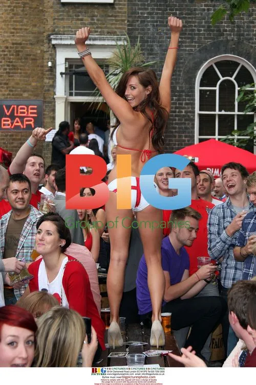 Football fan Daisy cheers England