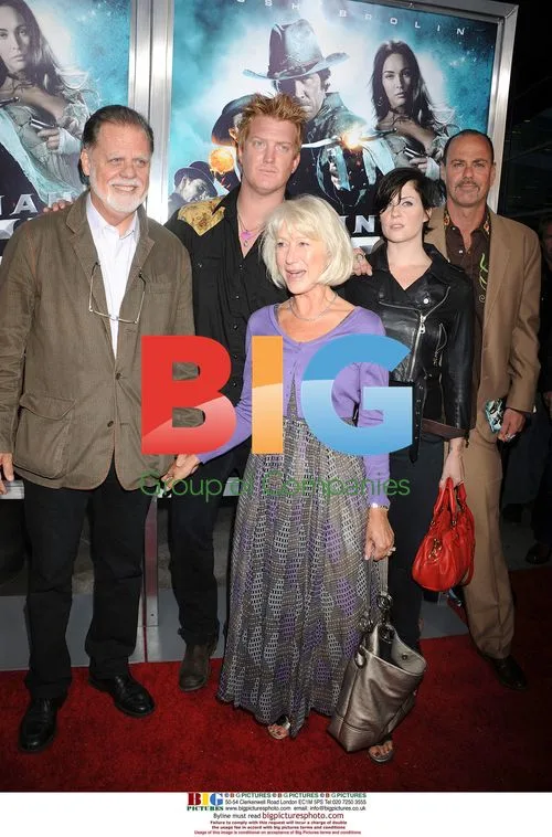 Taylor Hackford, Helen Mirren, Josh Homme and Brody Dalle at "Jonah Hex" Premiere