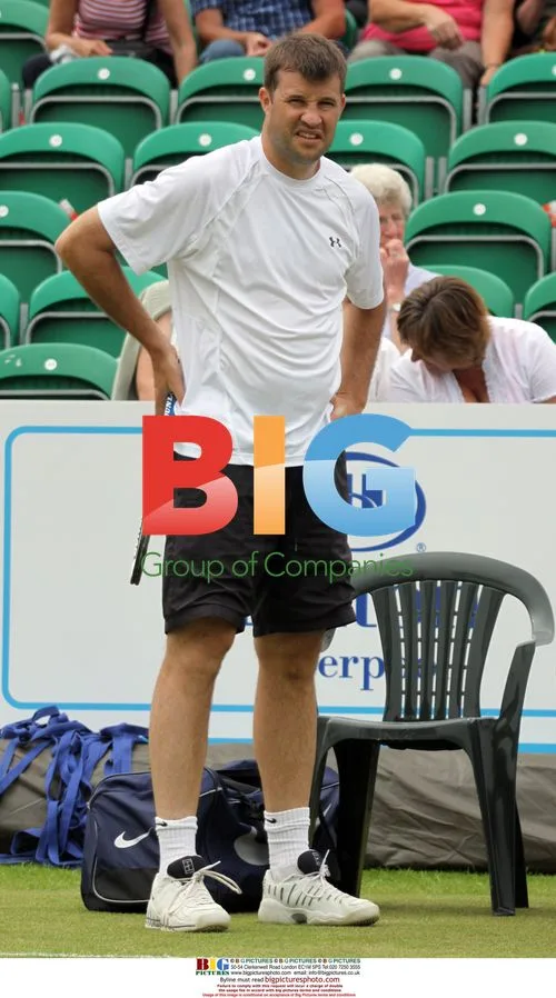 Barry Cowan at Liverpool Tennis Tournament