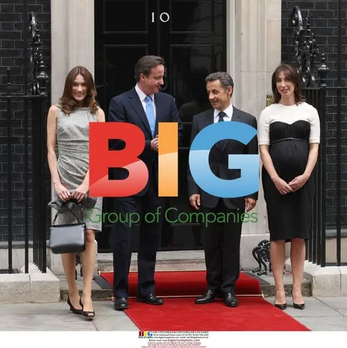 Sarkozy and UK Leaders at Downing St