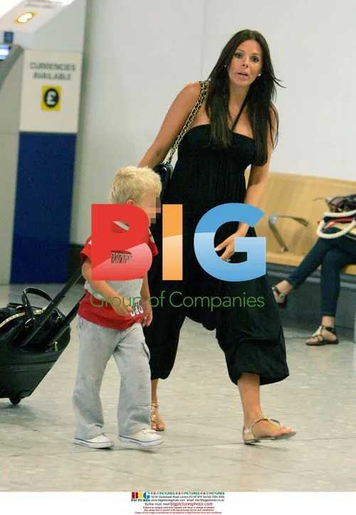 Toni Terry and Family at Heathrow