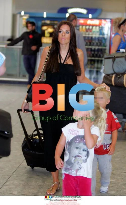 Toni Terry and Family at Heathrow