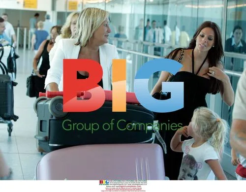 Toni Terry and family arriving at Heathrow