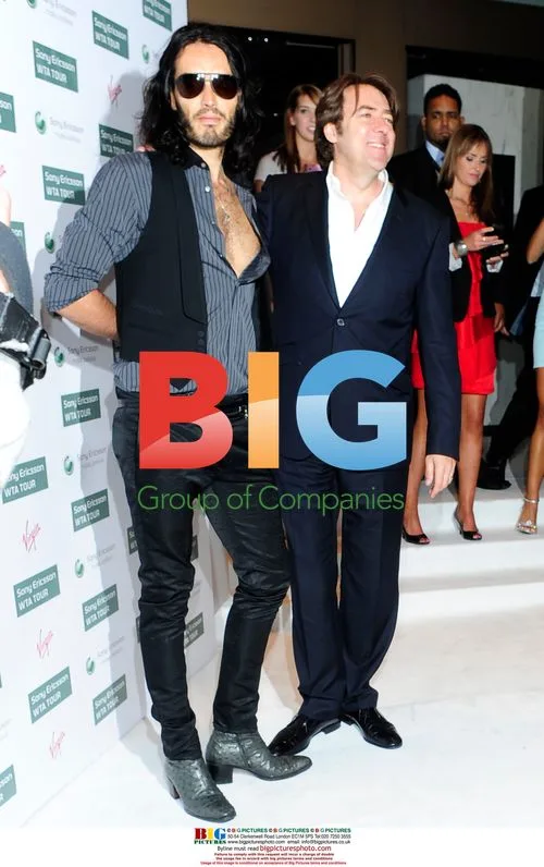 Jonathan Ross and Russell Brand at Wimbledon Pre-Party