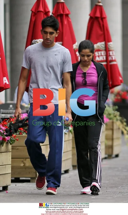 Slumdog Millionaire Couple Out in Montreal