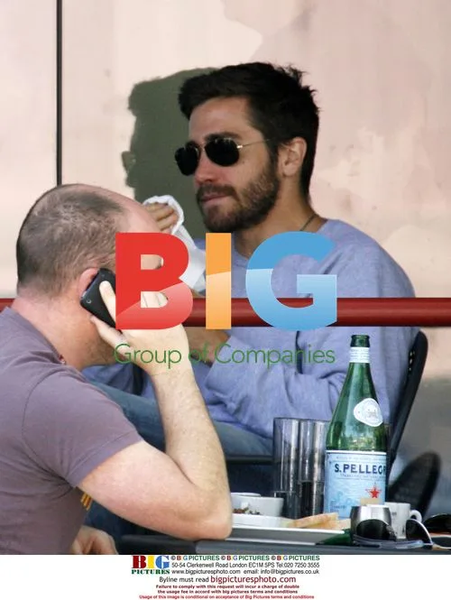 Jake Gyllenhaal Having Lunch