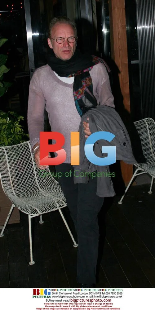 Sting walks in Malibu