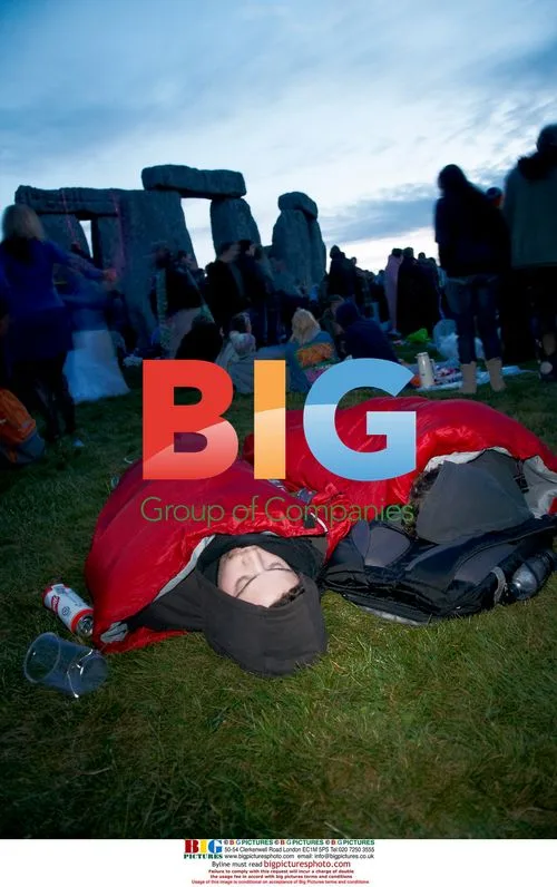 Crowd at Stonehenge for Summer Solstice