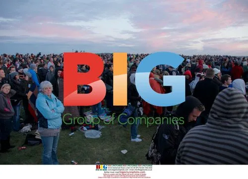 Crowd at Stonehenge Solstice