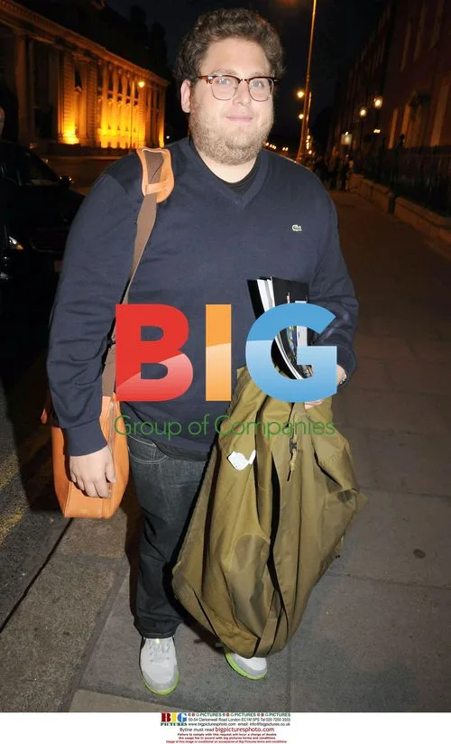 Jonah Hill Leaving Dublin Hotel