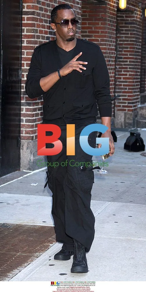 Sean Combs at David Letterman Show