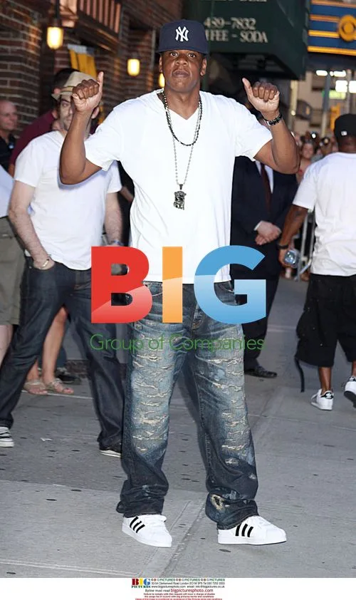 Jay-Z at David Letterman Show Taping