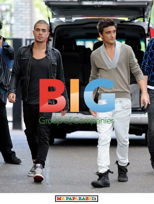 The Wanted Leaving London Studios