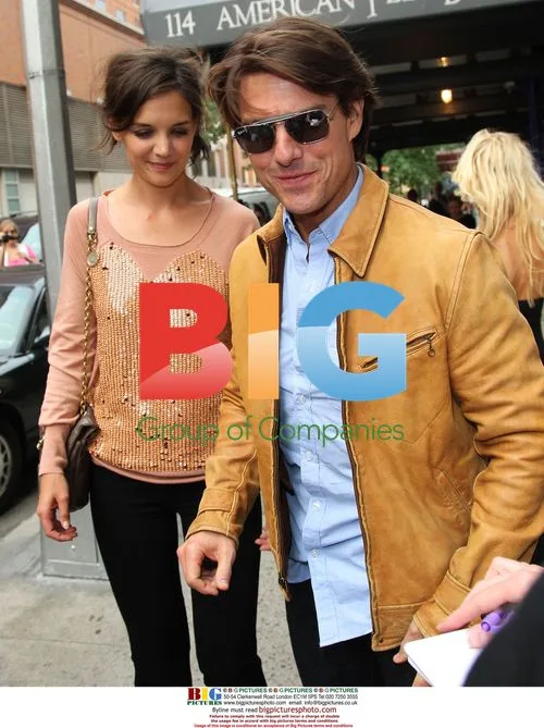 Tom Cruise and Katie Holmes at Broadway Play