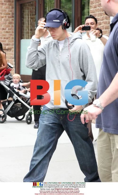 Eminem Leaving Greenwich Hotel in NYC