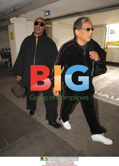 Stevie Wonder arrives at Dublin Airport