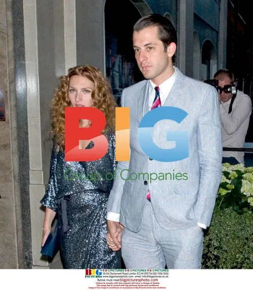 Mark Ronson and Josephine De La Baume at DVF Launch