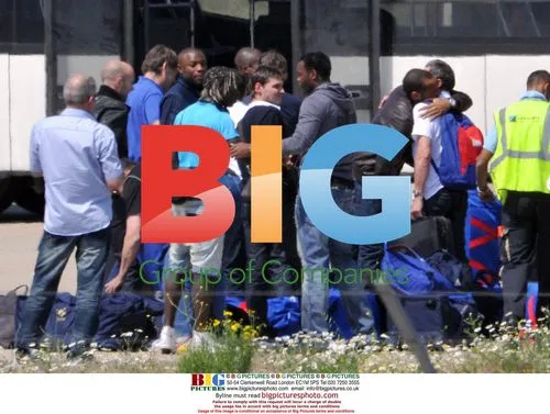 French soccer team arrives in Paris after 2010 World Cup defeat