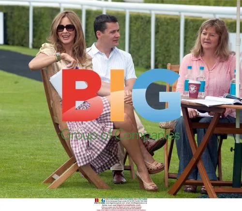 Trinny Woodall at Pantomime Horse Derby